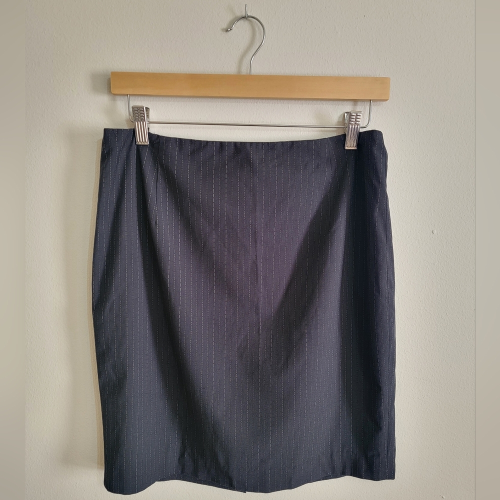 T Tahari Pinstripe Skirt